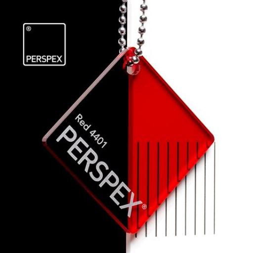 4401 Red Perspex® Cast Acrylic Sheet Options
