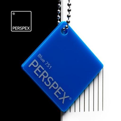 751 Blue Perspex® Cast Acrylic Sheet Options