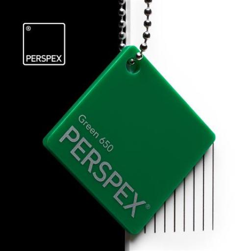 650 Green Perspex® Cast Acrylic Sheet Options