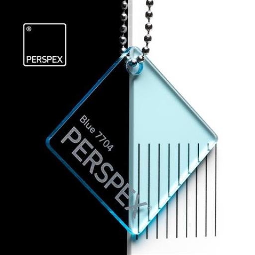 7704 Blue Perspex® Cast Acrylic Sheet Options