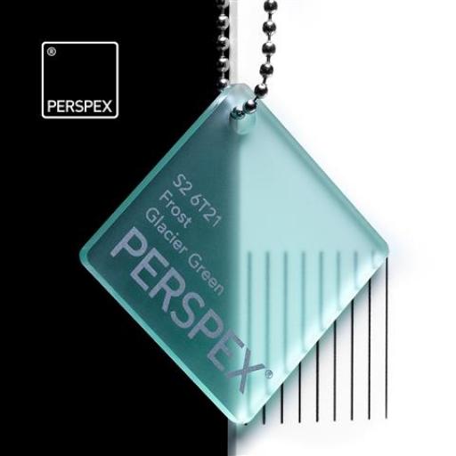 S2 6T21 Glacier Green Perspex® Cast Acrylic Sheet Options