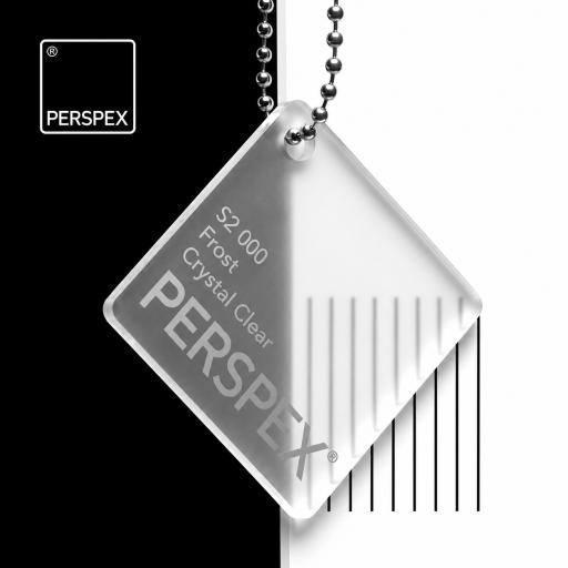 S2 000 Crystal  Clear Frost Perspex® Cast Acrylic Sheet Options
