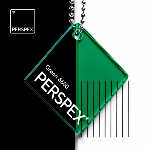 6600 Green Perspex® Cast Acrylic Sheet Options