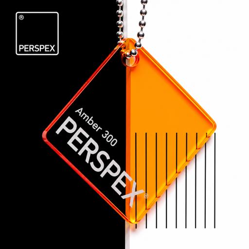 300 Amber Perspex® Cast Acrylic Sheet Options