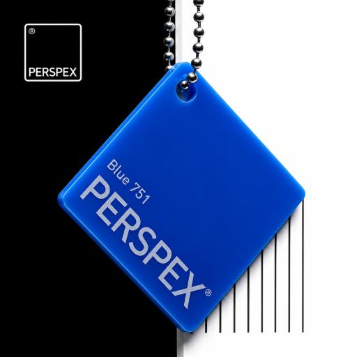 751 Blue Perspex® Cast Acrylic Sheet Options