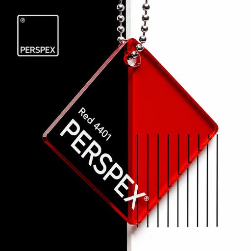 4401 Red Perspex® Cast Acrylic Sheet Options