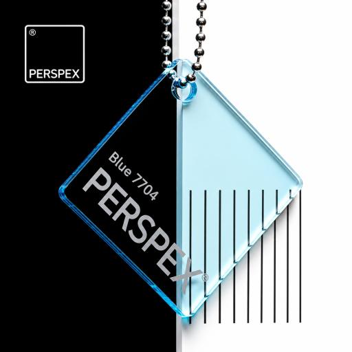 7704 Blue Perspex® Cast Acrylic Sheet Options